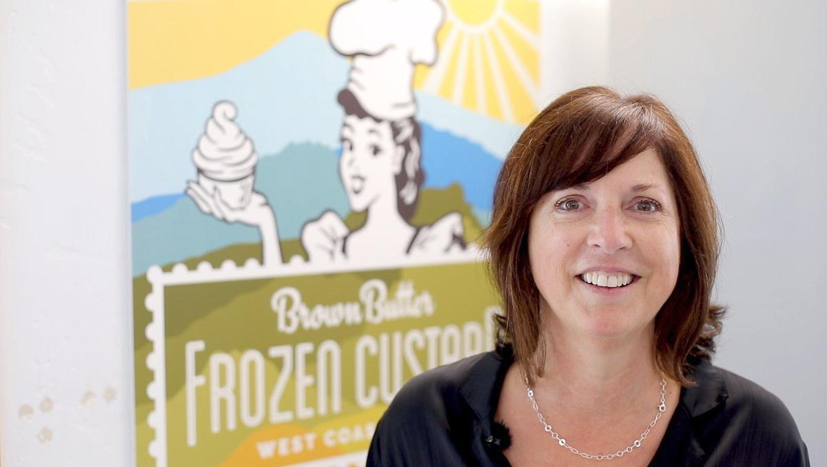 Traci Alderson, co-owner of Brown Butter Cookie Company. The business now has custard in addition to cookies.