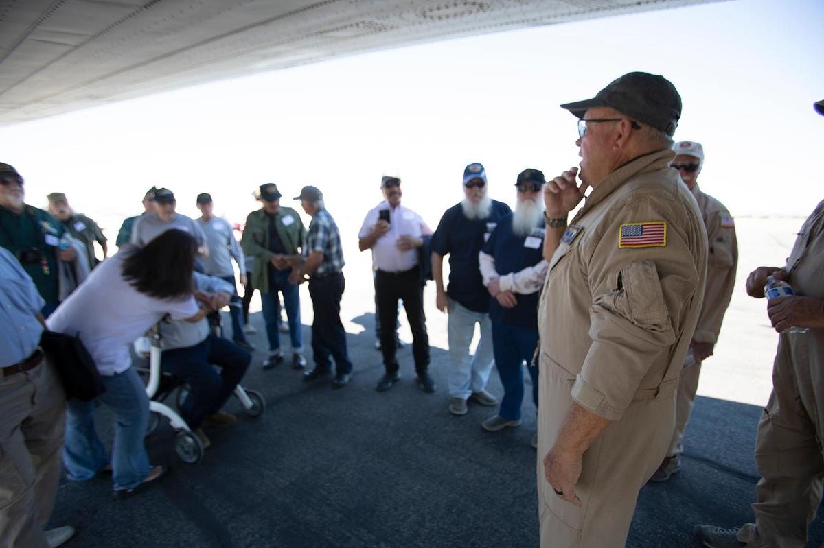 Sherman Smoot was the pilot of the WWII-era Betsy’s Biscuit Bomber that took local veterans on an Honor Flight on Saturday, Aug. 27, 2022, from the Paso Robles Municipal Airport. Smoot was killed when the vintage plane he was flying crashed near Minter Field in Shafter on Sept. 2, 2022.