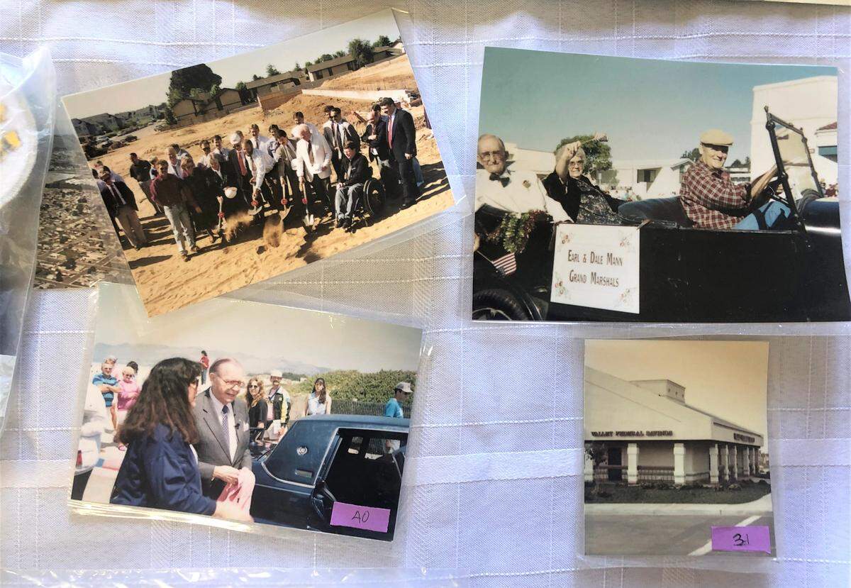 Undated photos showing the construction of Grover Beach City Hall, a parade and comedian Milton Berle’s visit to the city.