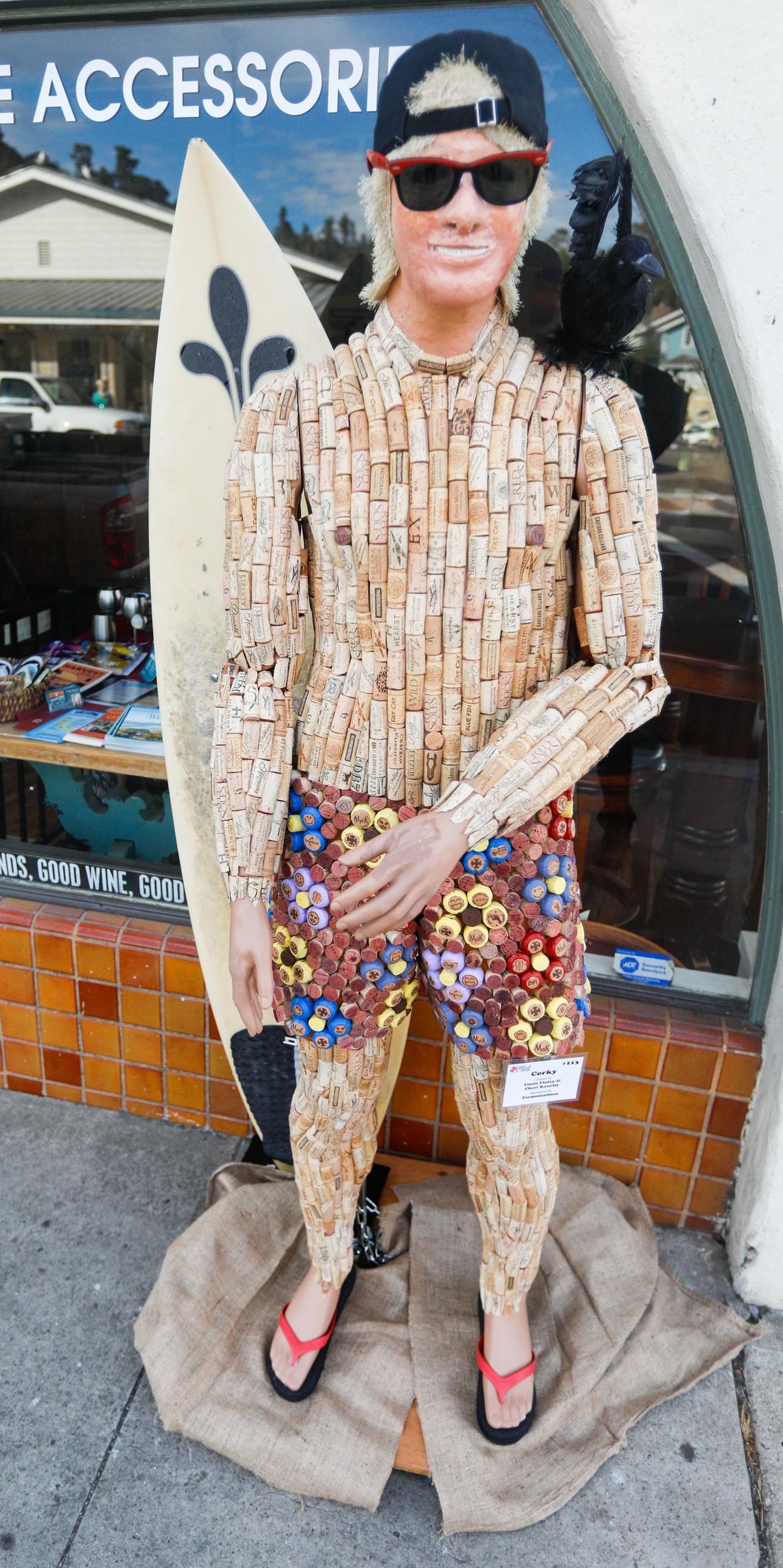 Corky, at Fermentations, on Main Street Cambria.