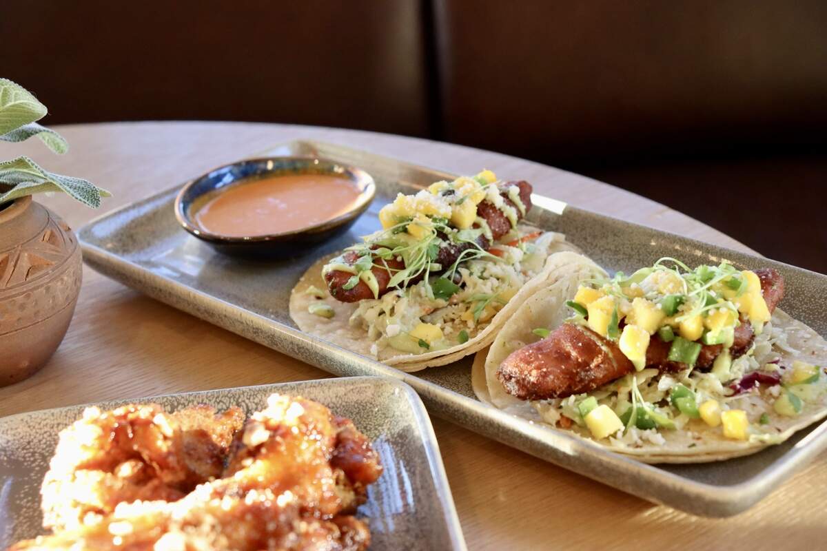 Spicy fish tacos are one of the menu options at Marcerro, the new restaurant at Dairy Creek Golf Course.