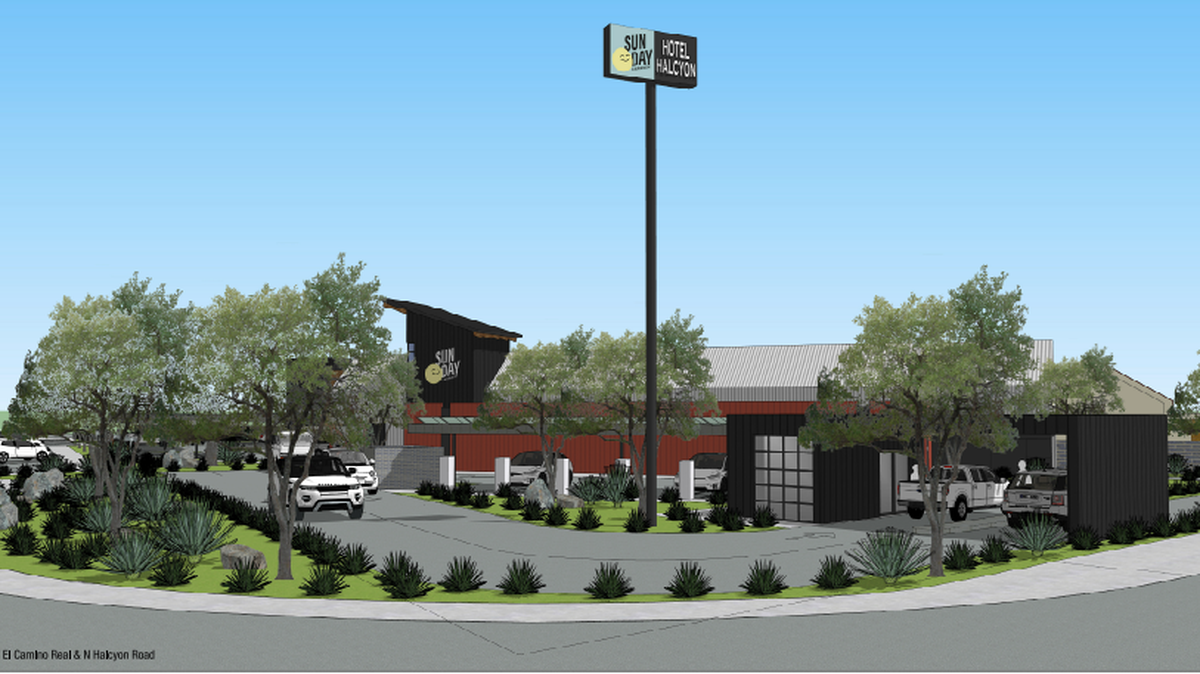 A 22-room hotel and car wash at the intersection of North Halcyon Road and El Camino Real was approved by the Arroyo Grande Planning Commission Nov. 19, 2024.