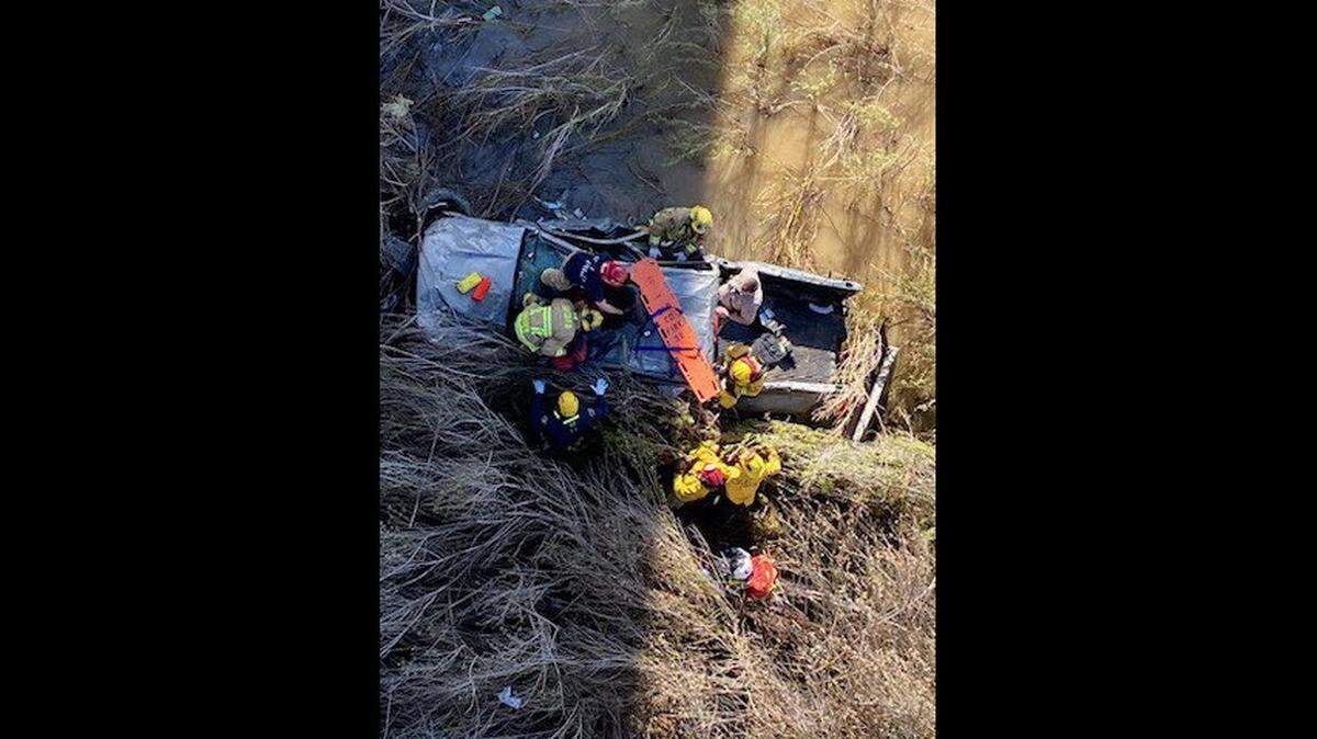 A crash on Highway 166 killed one passenger and left another in critical condition, requiring an airlift to Santa Barbara Cottage Hospital on April 7, 2023.