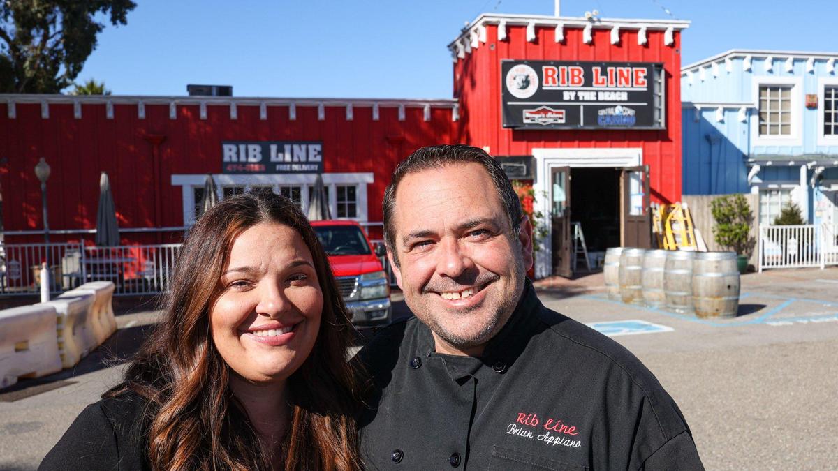 Owners Krystal and Brian Appiano of the Rib Line by the Beach in Grover Beach renovated the Grand Avenue space in 2023.