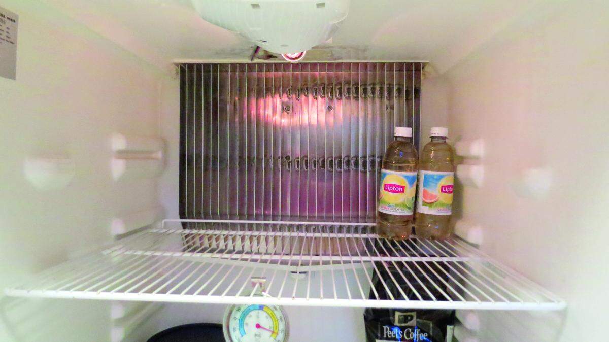 The problematic propane-powered fridge makes the columnistsâ™ temperature rise.