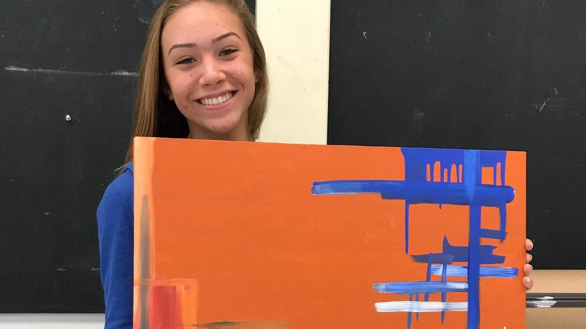 During Youth Art Month earlier this year, Skyla Delekta was selected as the state’s Middle School Artist of the Year.