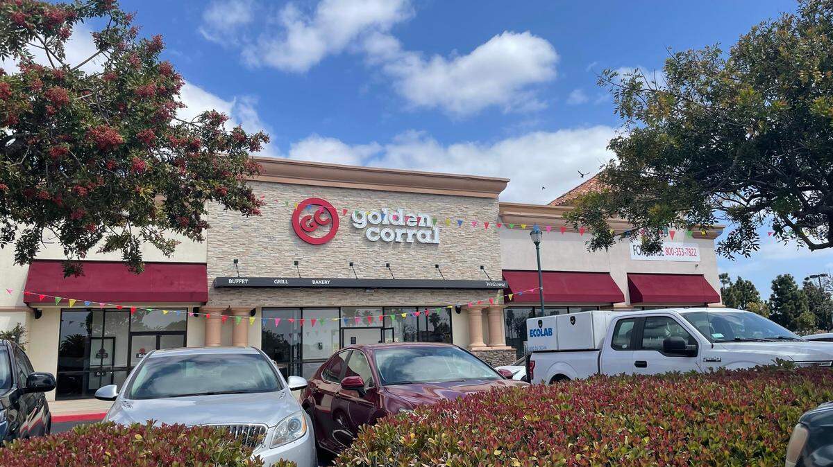 Golden Corral opened in Santa Maria’s The Crossroads shopping center in April 2021.