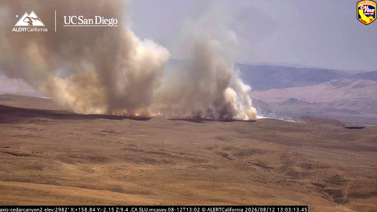 Wildfire halted at 2,500 acres in rural SLO County. But the battle isn’t over