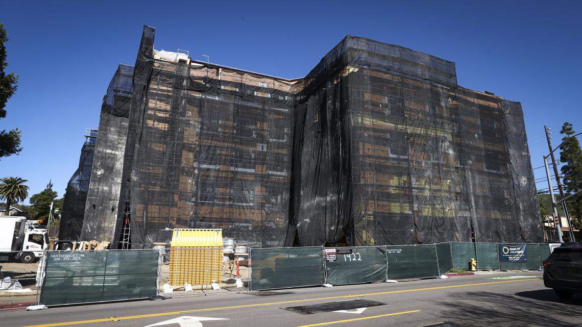 Balay Ko on Monterey will offer 54 units of affordable senior housing at the corner of Monterey St. and California Blvd. in San Luis Obispo, now under construction March 2, 2026. It is expected to open by the end of the year.