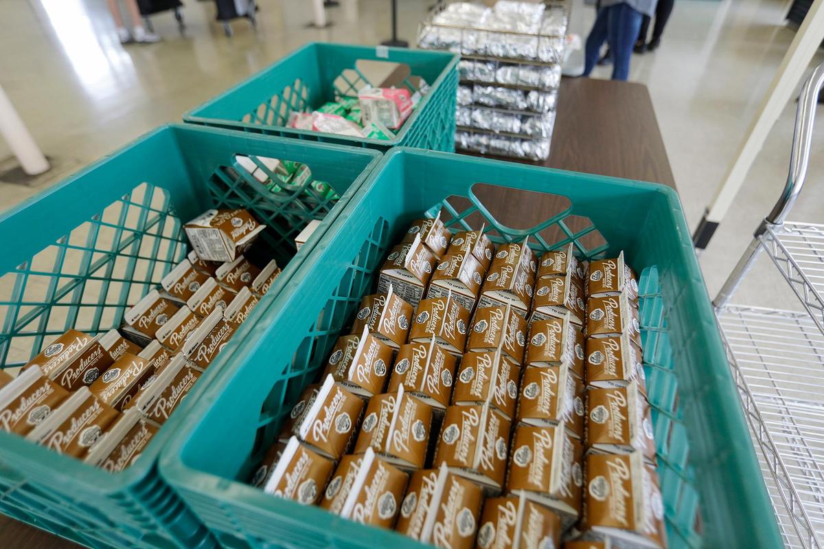 Flamson Junior High School serves nutritious meals at its cafeteria in Paso Robles.