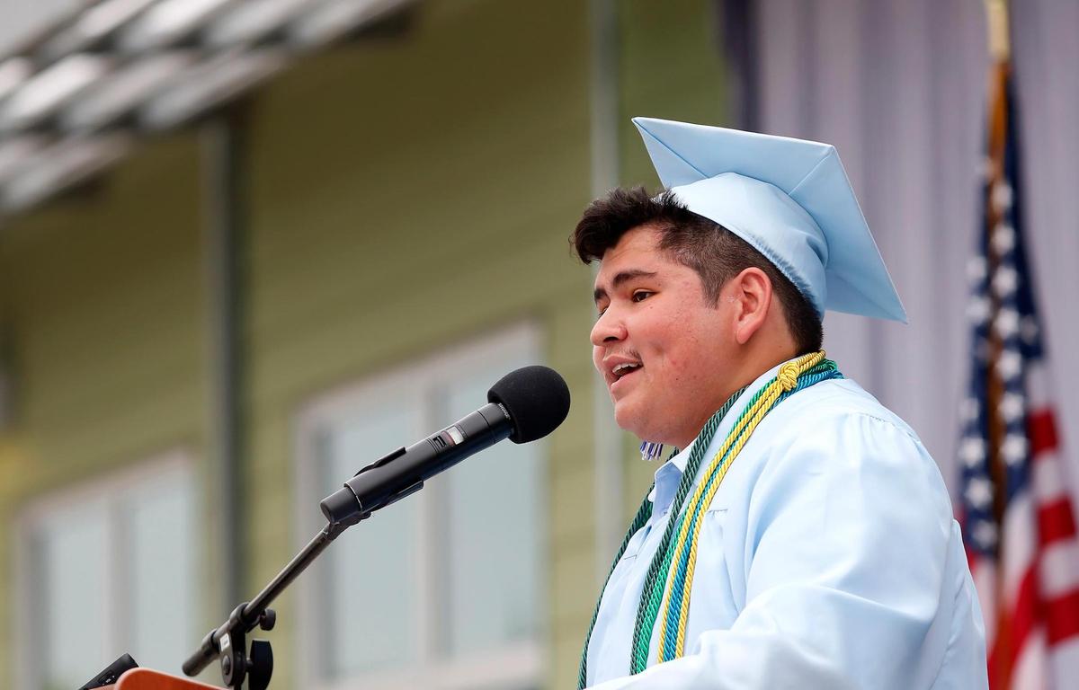 Alejandro Mejia was the speaker at large. Central Coast New Tech High School honored 57 graduates in the Class of 2025 on June 7, 2025. Students are heading to schools like UC Davis, Cal Poly and UC Berkeley.