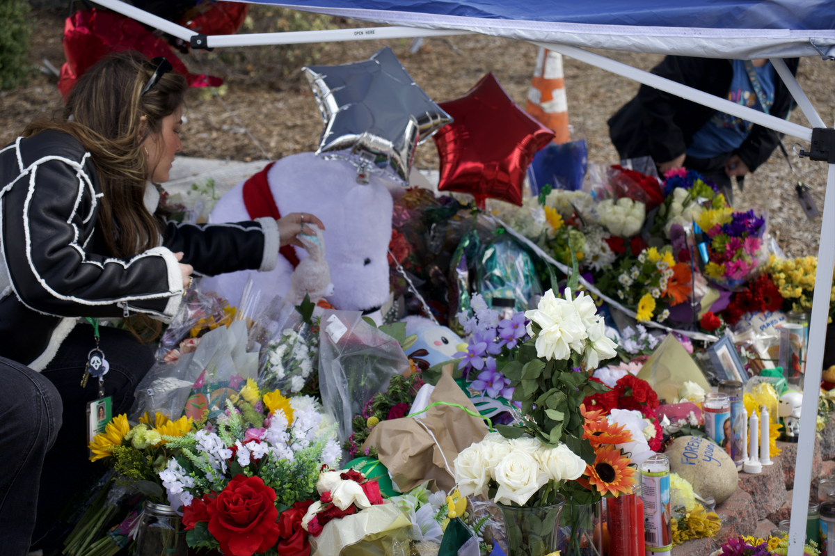 The growing memorial for José Gutiérrez, the 11-year-old boy killed in a hit-and-run in Atascadero on March 15, 2025, is filled with candles, flowers and messages three days after the crash, showing the outpouring of community support for the family. It sits on the sidewalk in front of the Danish Care Center at 10805 El Camino Real, where the boy was hit.