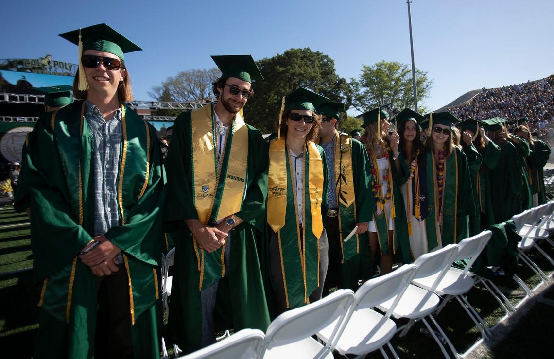 Cal Poly kicked off graduation weekend with three ceremonies on June 15, 2024. The university expects to celebrate more than 6,300 graduates throughout the weekend.