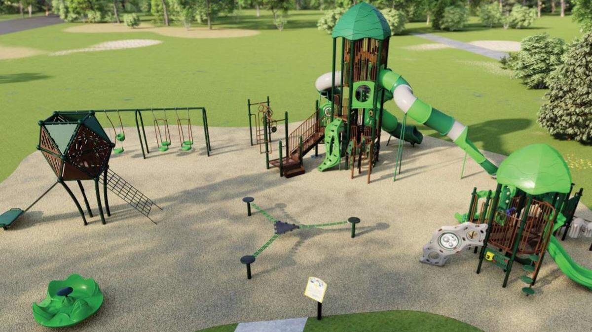 Grover Beach is updating the playground at its 16th Street park. A rendering shows what the new play equipment will look like.