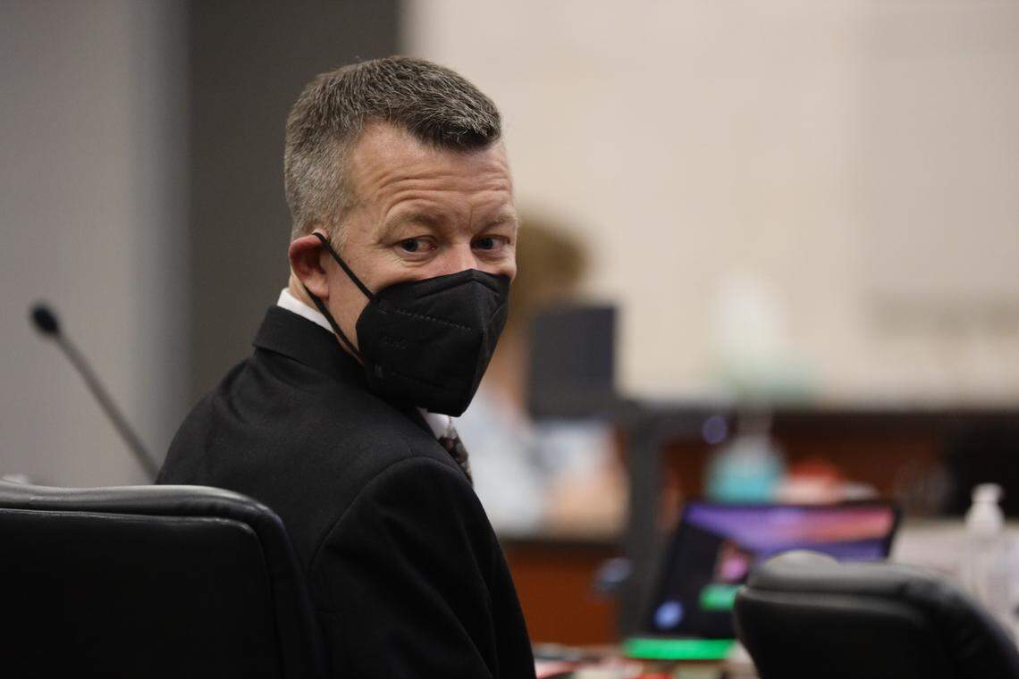 Paul Flores appears in Monterey County Superior Court in Salinas on Aug. 25, 2022, during the Kristin Smart murder trial. He is accused of killing Smart.