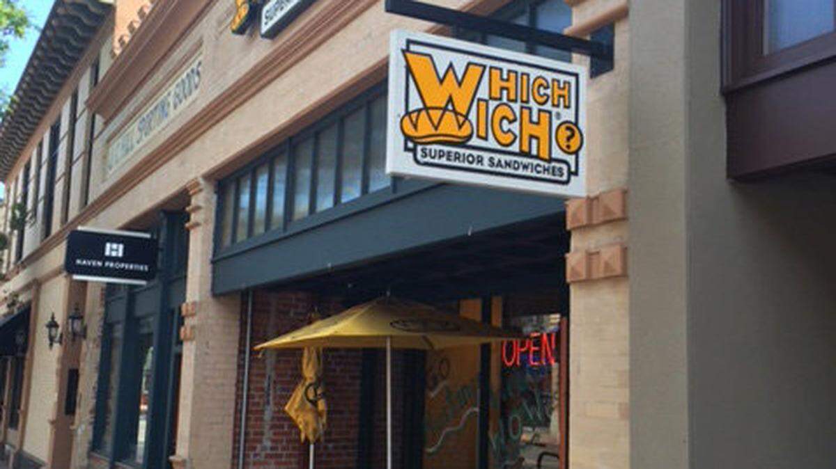 San Luis Obispo County's first Which Wich location opened in 2014 on Chorro Street in downtown San Luis Obispo.