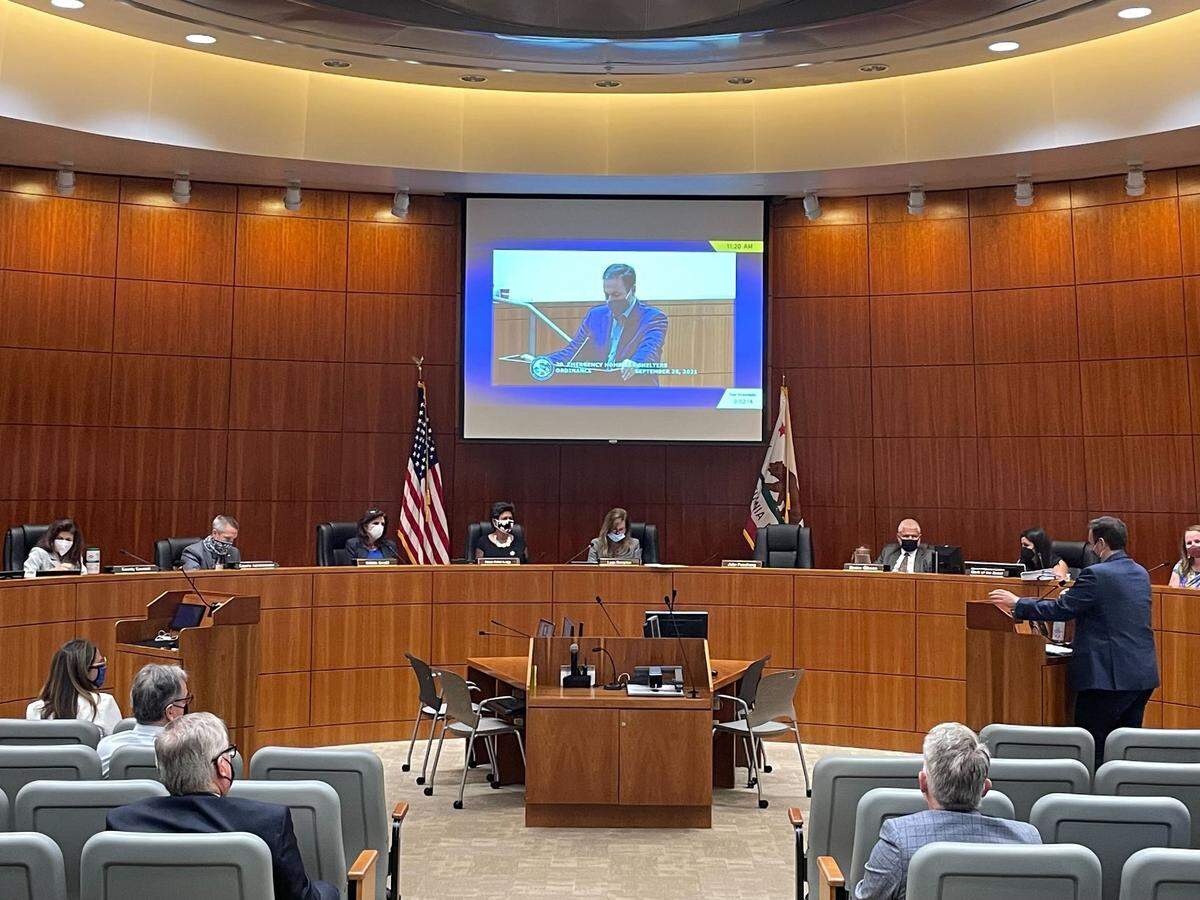 The San Luis Obispo County Board of Supervisors meets on Sept. 28, 2021. The board in November will continue the redistricting process and pick a new election map.