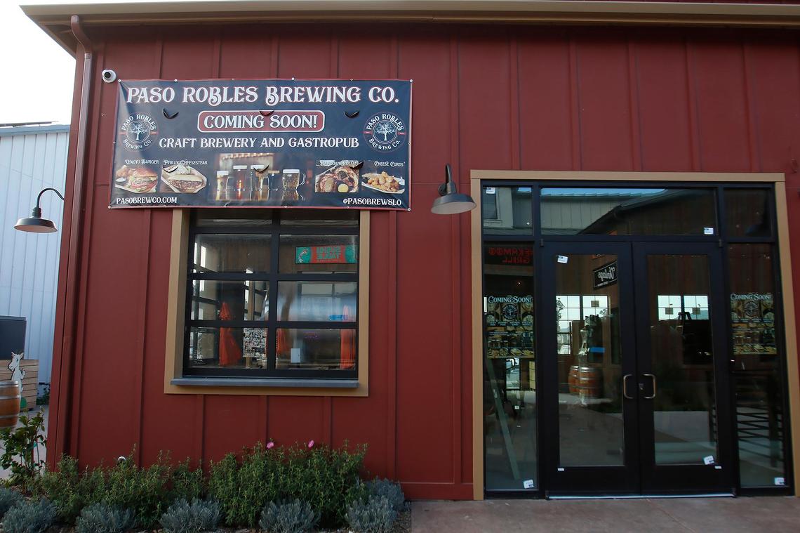 SLO Ranch Farms has six new businesses opening soon. Paso Robles Brewing Company announces they are opening soon.