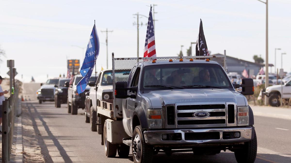 A “freedom rally” protested closure of the Oceano Dunes State Vehicular Recreation Area during the COVD-19 pandemic. The park has since reopened.