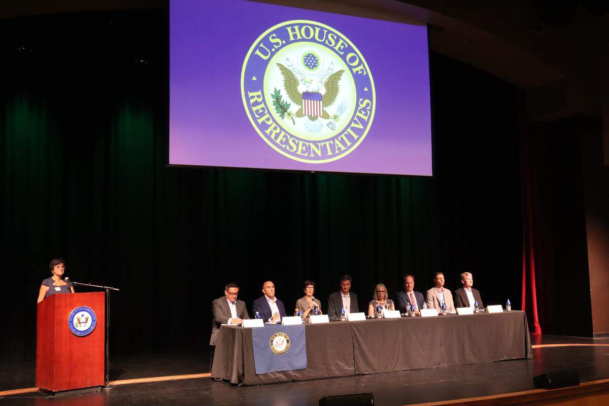 San Luis Obispo County Congressmen Salud Carbajal and Jimmy Panetta joined a panel of healthcare providers and professionals at Cuesta College on Friday Aug. 22, 2025, to discuss the current state of Medicare funding during the Trump administration.