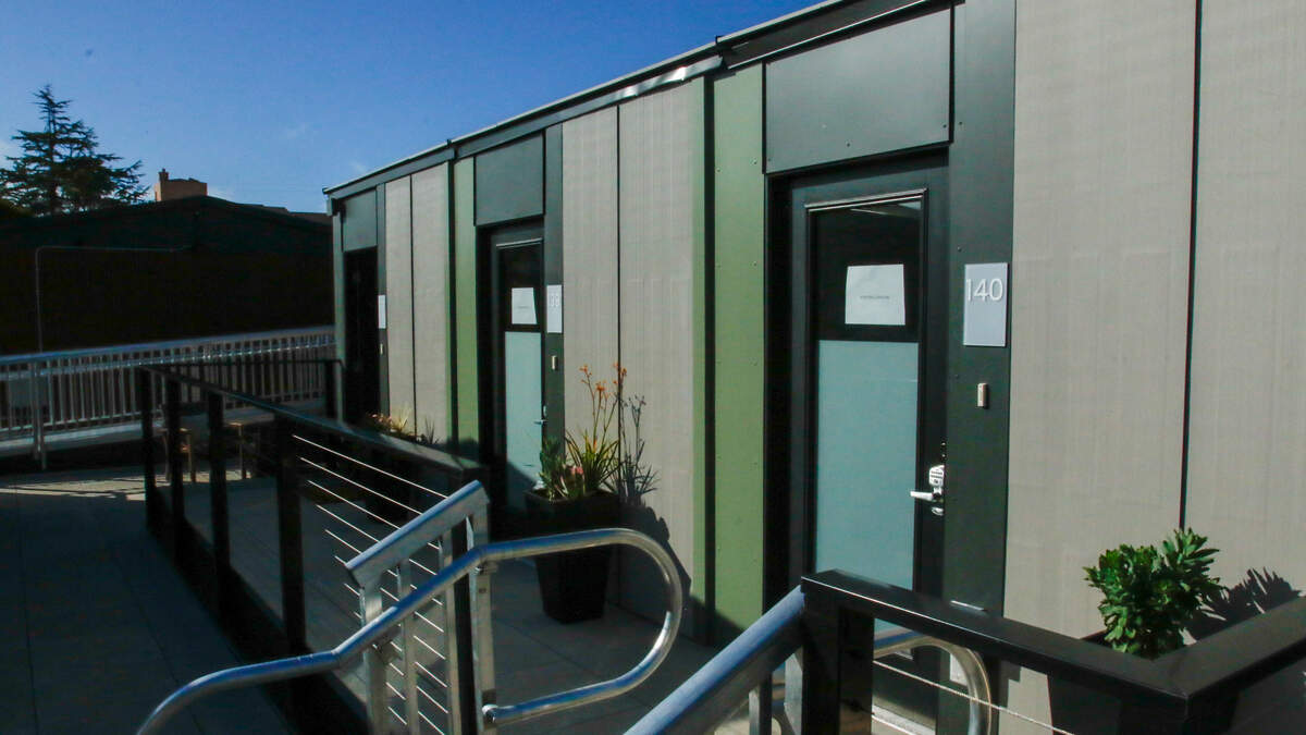 Visitors got an inside look at the Welcome Home Village project on Monday, June 8, 2026. The project consists of 40 3D-printed permanent supportive housing units and 14 interim supportive housing units with wraparound supportive services onsite.