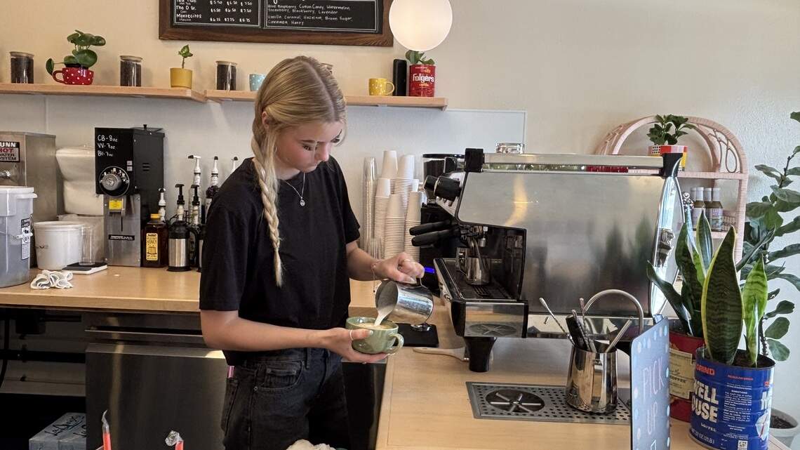 New coffee shop opens in SLO County right by the beach. Take a look inside