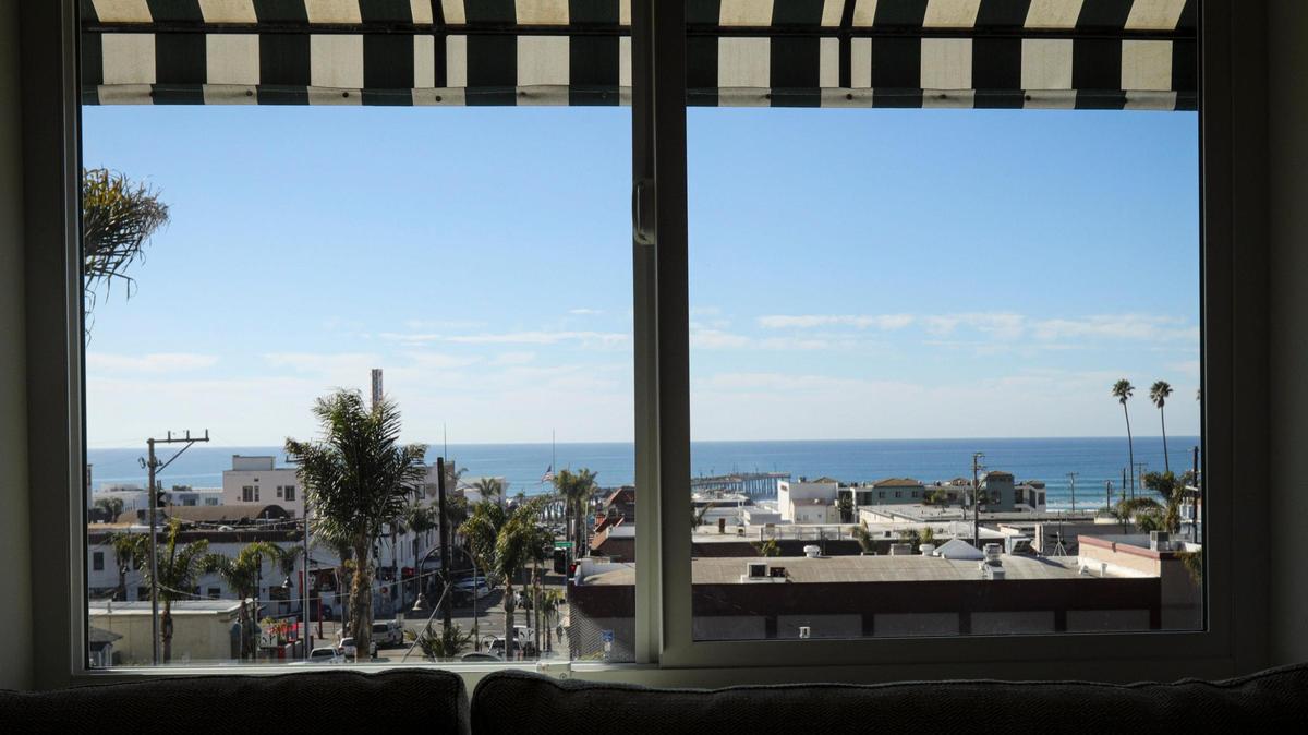 Views of the ocean are seen from the third floor rooms. Renovated and renamed, Pismo Beach Club is located on Price Street in Pismo Beach, seen here Jan. 21, 2025.
