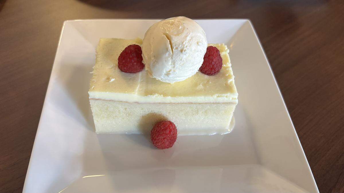 The lemon cream cake by Mabel Lounge in Atascadero. The Mabel Lounge opened on May 13 inside The Carlton Hotel, serving small bites and plates in a cozy, intimate atmosphere.