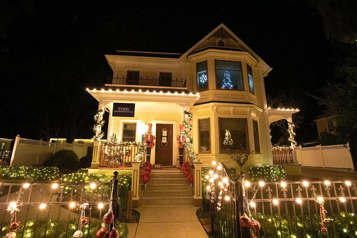 The Vine Street Victorian Showcase held a drive-through once again on Saturday, Dec. 11, 2021. Santa and Mrs. Claus drove up and down Vine Street in the 35th rendition of the popular event. Ebenezer Scrooge drove by in a red convertible grumbling all the while.