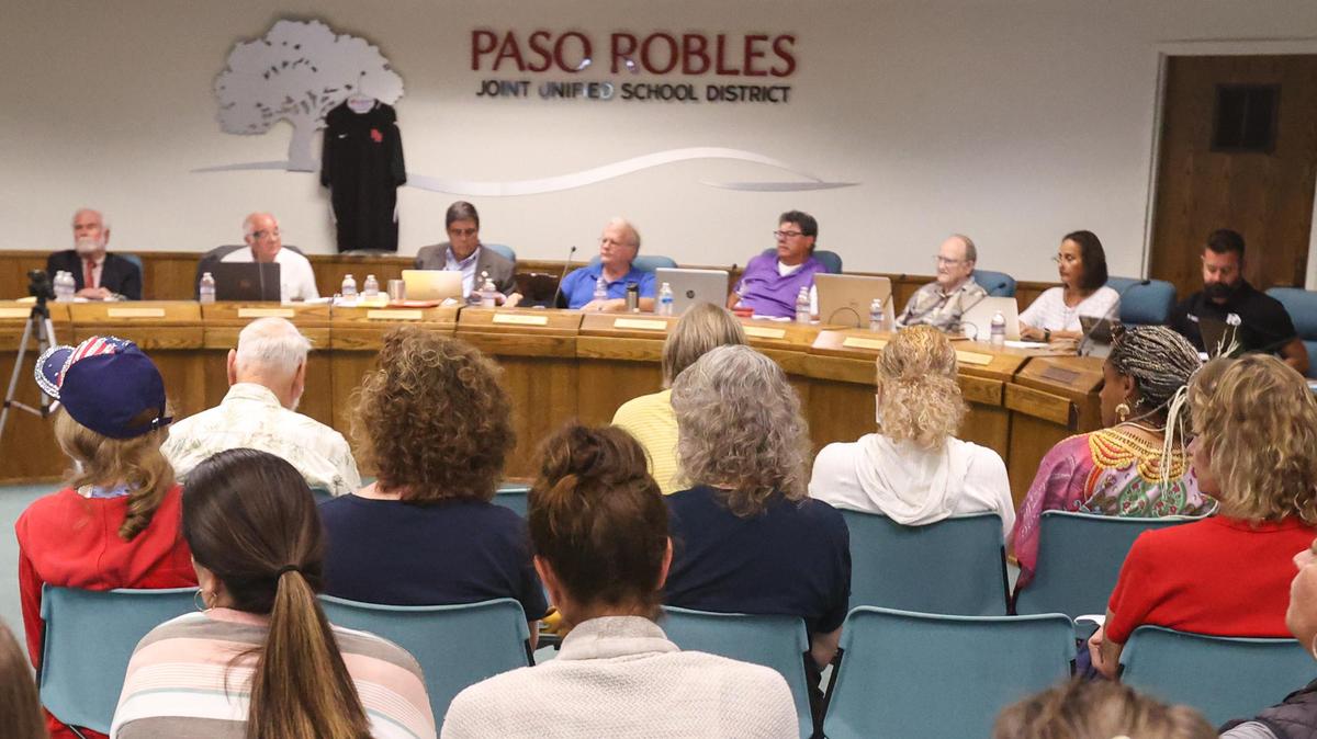 Paso Robles Joint Unified School District board of trustees held their regular meeting June 22, 2021 as boards across the county returned to in person meetings.