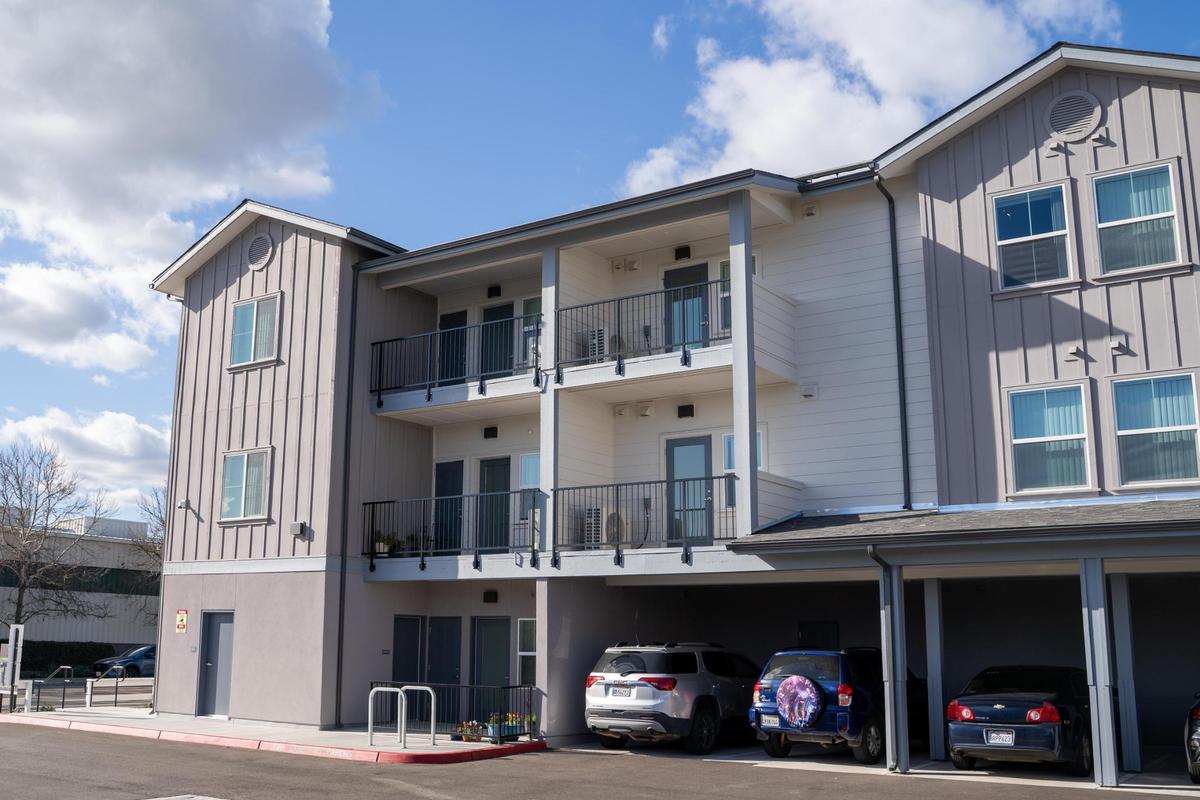 The Paso Robles Housing Authority celebrated the opening of Sunrise Villas, a 69-unit affordable housing project within the Viñedo development, Tuesday, March 18, 2025.