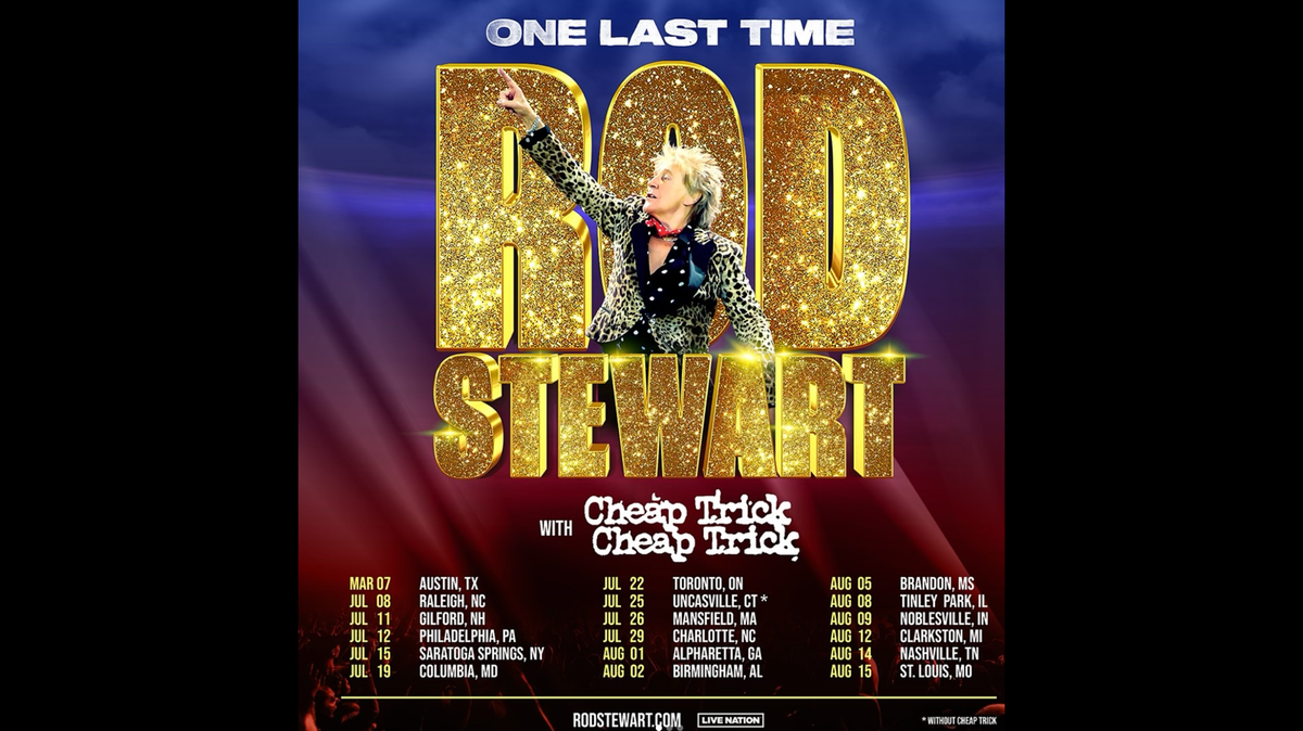 British rock n roll icon Rod Stewart cancels and reschedules upcoming shows.