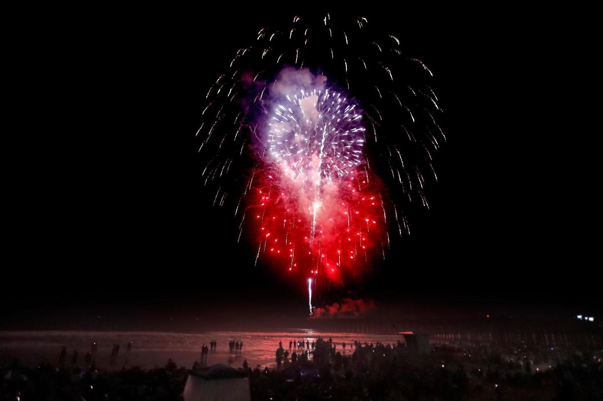 Mild weather and clear skies drew thousands of people to enjoy the city of Pismo Beach’s annual Fourth of July celebration and fireworks display event on July 4, 2024.