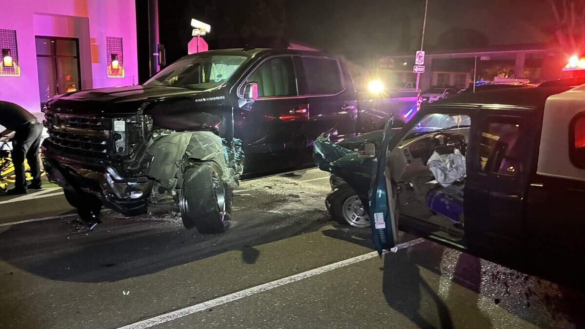 One person was hospitalized after a suspected drunk driver crashed into their car on July 8, 2026, the San Luis Obispo Police Department said.