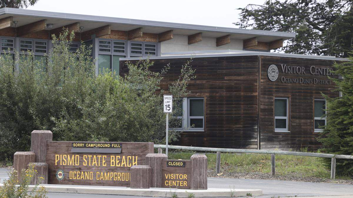 Pismo State Beach Campground and Visitor Center is located on Pier Ave. Changes are proposed for Pier Ave. in Oceano, seen here on Oct. 6, 2025.