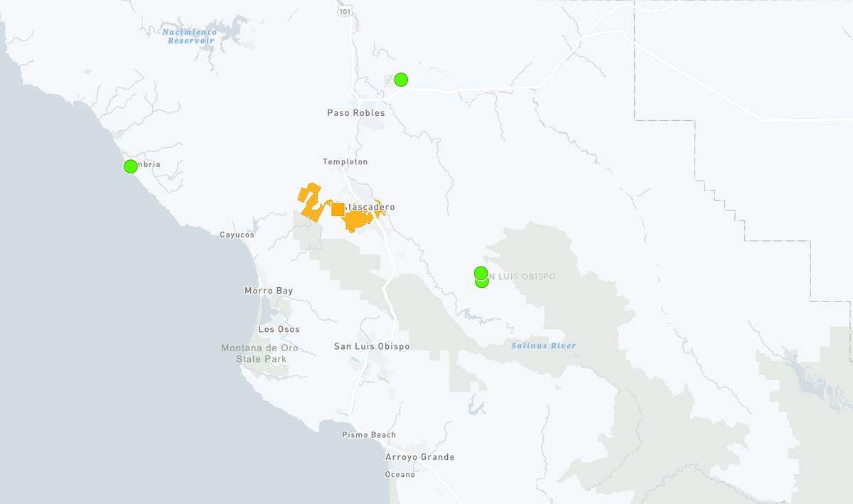 The power is out for PG&E customers in Atascadero on Monday, May 23, 2022.