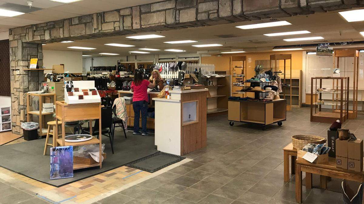 The shelves inside Whitehorse Tack were nearly bare on Tuesday, the last day of business for the equestrian store in Paso Robles.