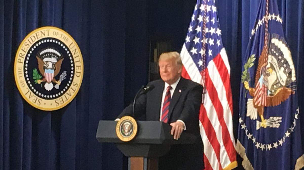 San Luis Obispo County District 5 Supervisor Debbie Arnold heard President Donald Trump speak at an event hosted by the White House Office of Intergovernmental Affairs on Tuesday in Washington, D.C.
