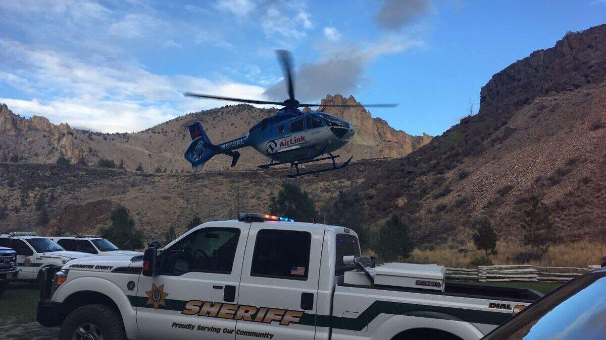 Benjamin Schulman, 21, of Virginia, suffered life-threatening injuries while free climbing at Smith Rock State Park in Oregon.