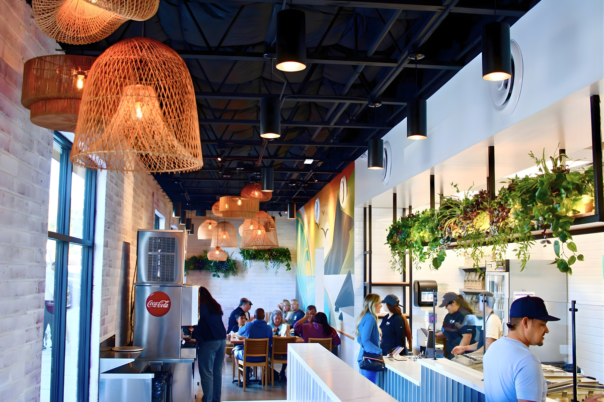 The first Press Quesadilla Grill location on Foothill Boulevard in San Luis Obispo has about 30 seats for customers, while its new location in Arroyo Grande will have a capacity of 50 to 55.