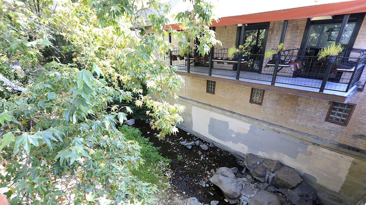 The San Luis Obispo Police Department is investigating a body found in San Luis Obispo Creek off Broad Street between Monterey and Higuera streets.
