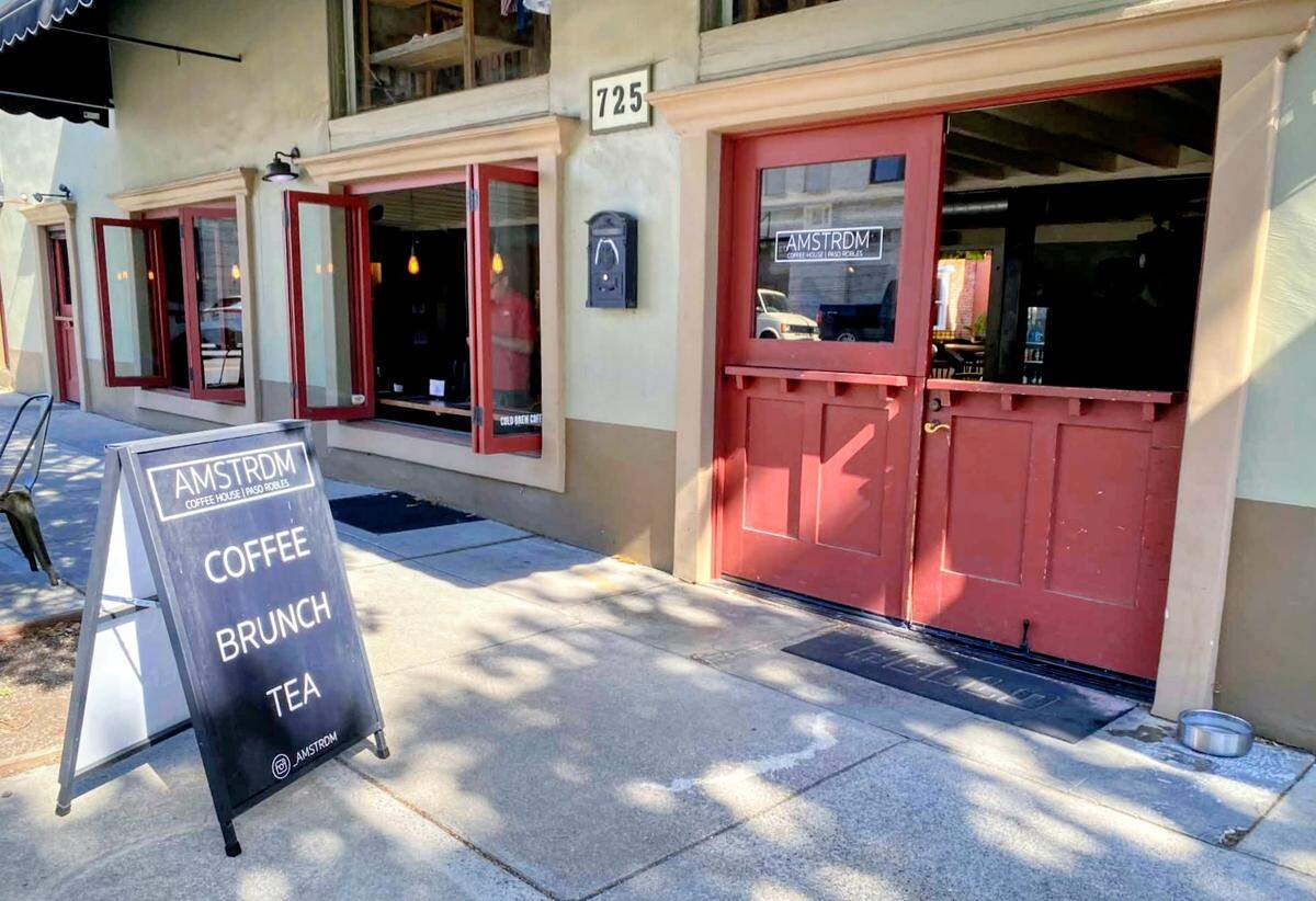 AMSTRDM Coffee House recently expanded into the former Thomas Hill Organics space at 725 13th St. in Paso Robles.