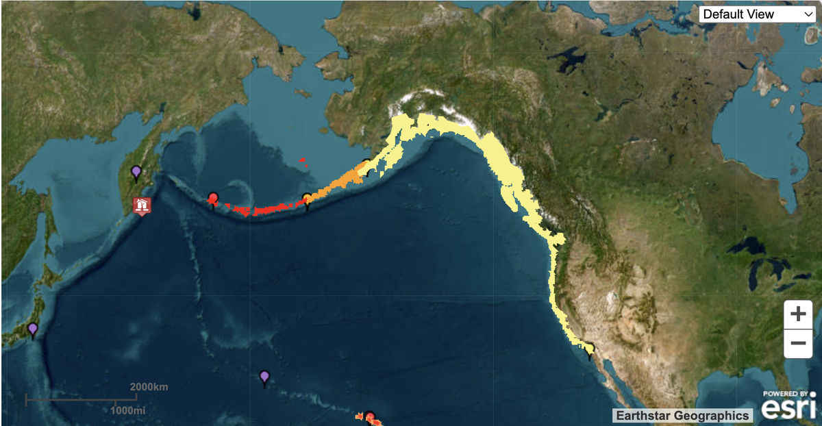 A tsunami watch was issued for the entire coastal area of the West Coast of the United States, including San Luis Obispo County beaches, on July 29, 2025.