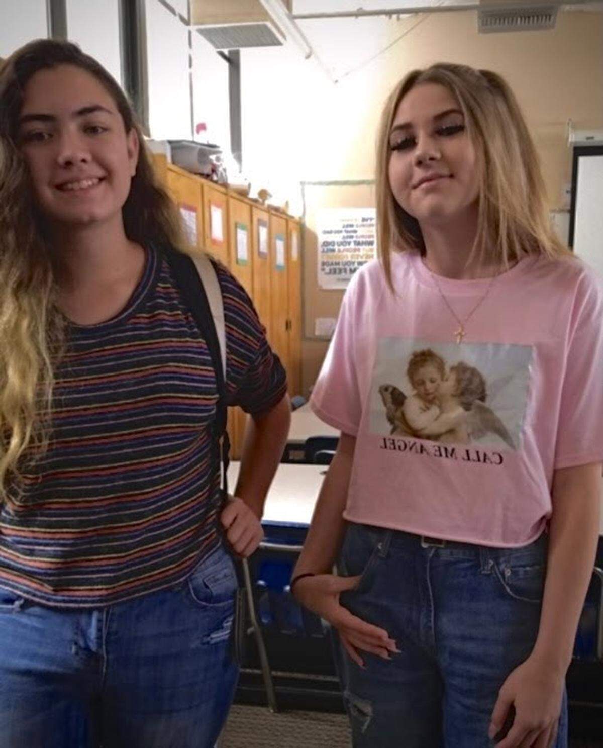 Dani Bloomer, left, and Reidly Varner, right, when they were younger.