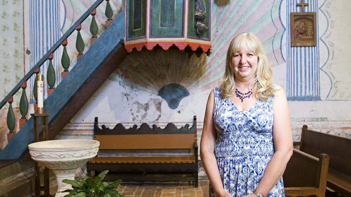 Susan Velasquez is parish hall manager at Mission San Miguel Arcangel.