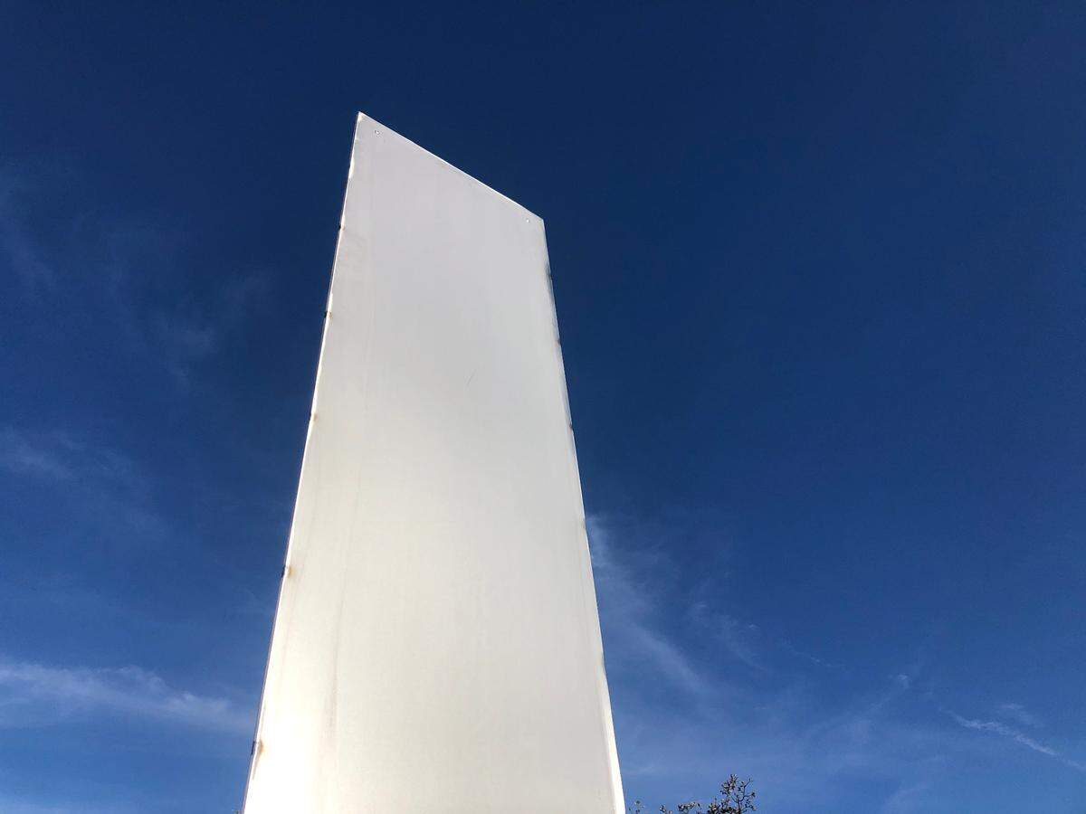 A mysterious monolith appeared in Stadium Park in Atascadero.