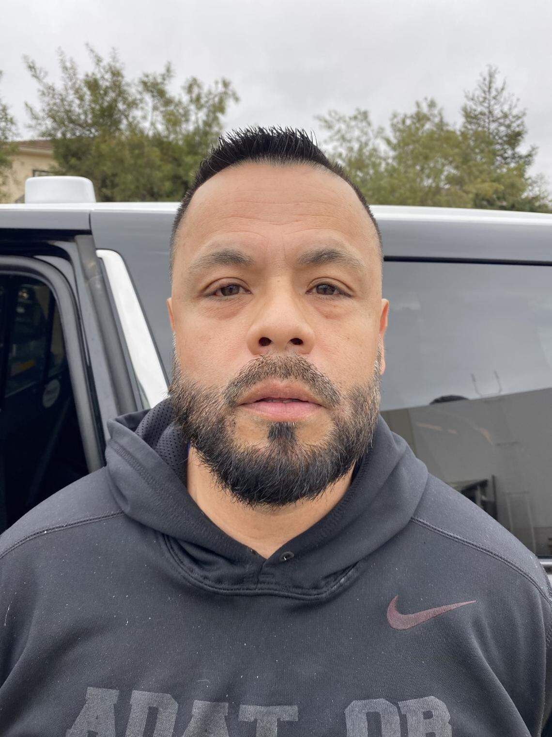 Ricardo Salazar, 47, from Santa Maria was arrested May 27, 2022 on suspicion of communicating a threat to someone that can result in great bodily injury or death with a hate crime penalty enhancement.