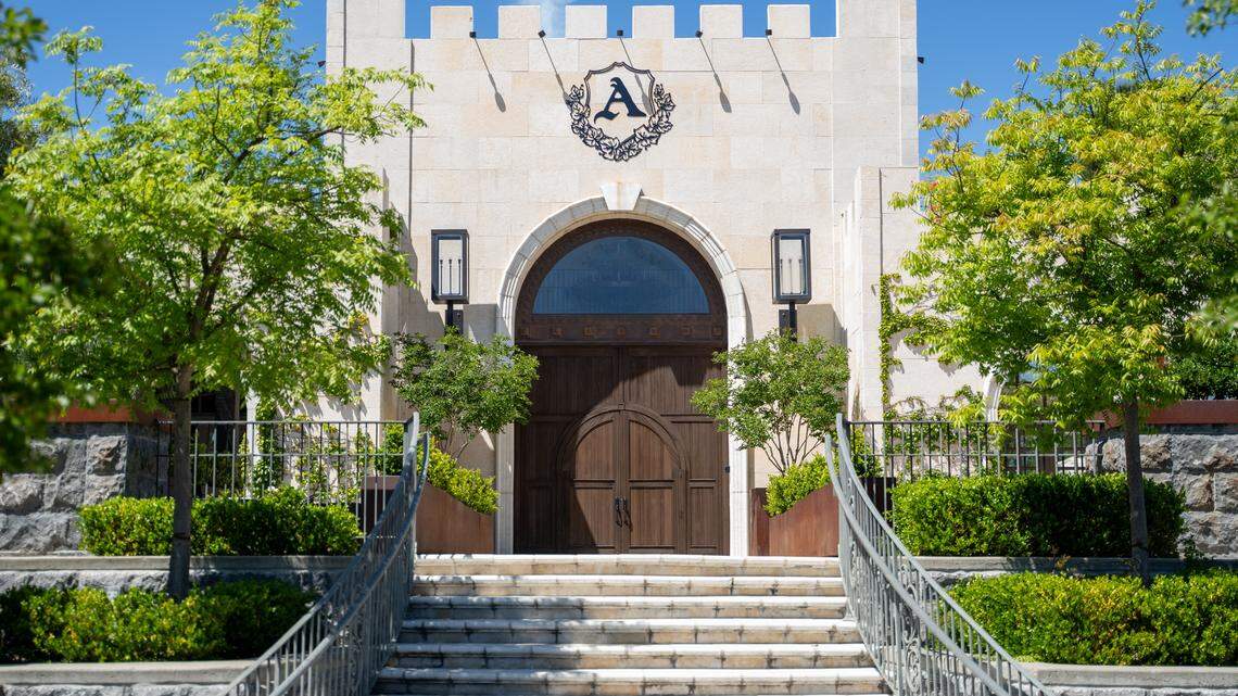 The exterior of The Anderson Paso on Tuesday, April 14, 2026. The restaurant is set to open April 16 after more than a year of remodeling and preparation.