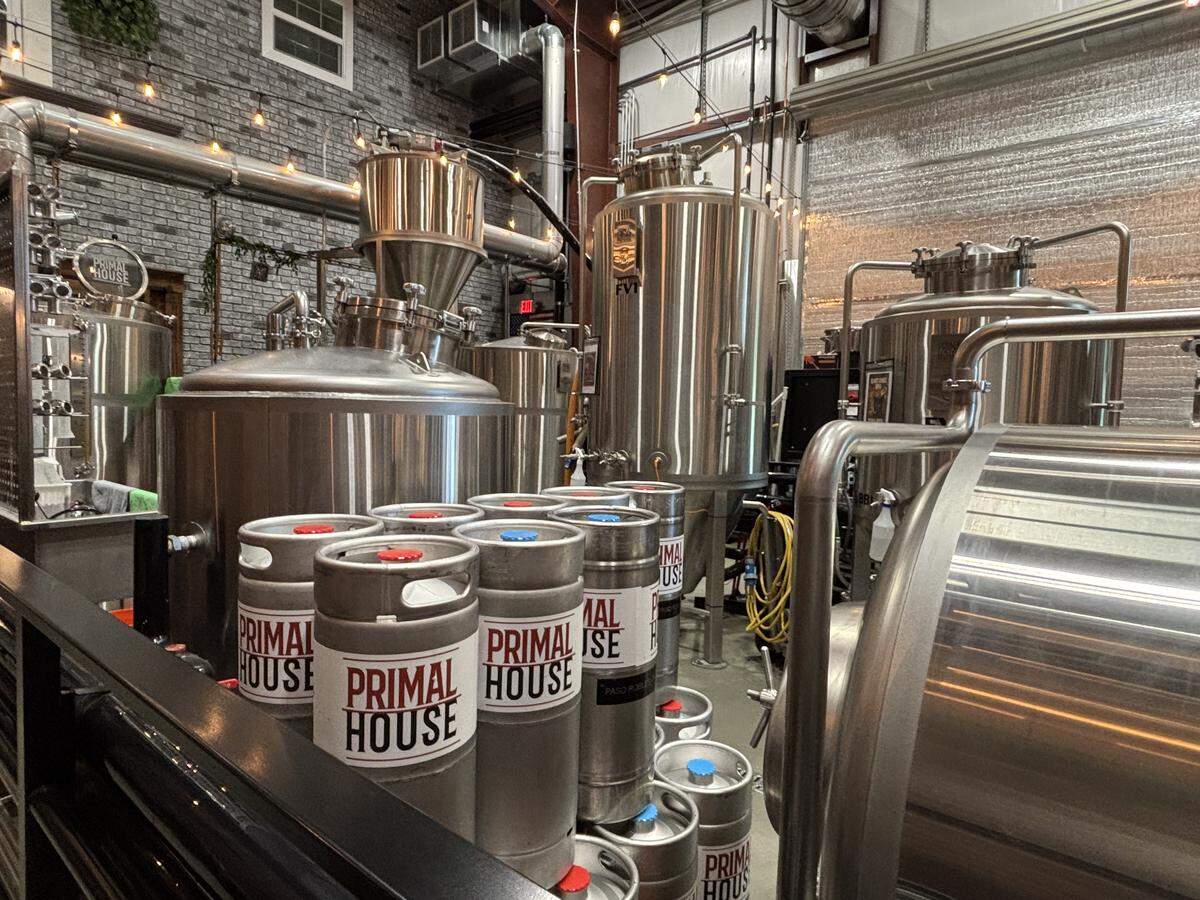Primal House at 3330 Ramada Drive brews its own beer, wich it serves at its restaurant and bar next to its taproom.