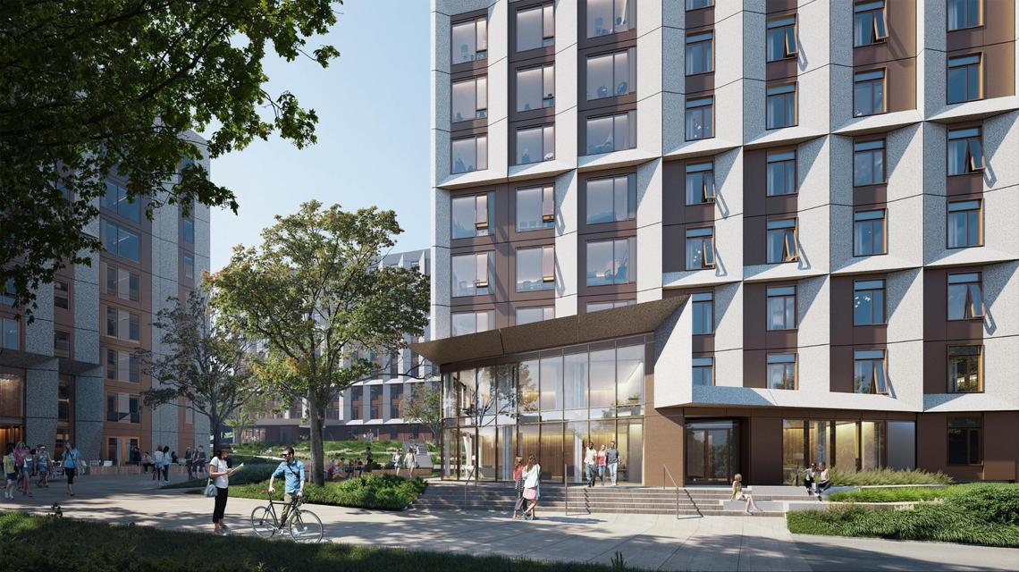 FullStack Modular, a modular housing builder, will bring 4,200 new beds to Cal Poly’s campus on the current site of the K1, K2 and R1 parking lots and the North Mountain residence halls. Manufacturing will start in late 2025, with the first phase of buildings expected to be complete by fall 2026 and a full buildout by 2030.